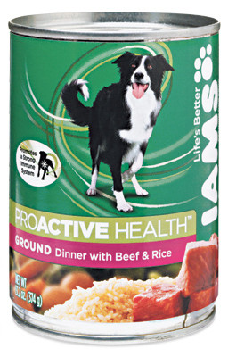 AMERICAN DISTRIBUTION & MFG CO 01369 DOG FOOD, SAVORY BEEF & RICE, 13.2 OZ. C