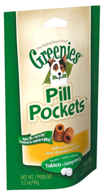 AMERICAN DISTRIBUTION & MFG CO 04539 PILL POCKETS DOG TREATS, CHICKEN, SMALL 
