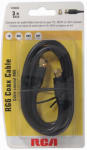 AUDIOVOX VH603R 3-FT. RG6 BLACK COAXIAL CABLE