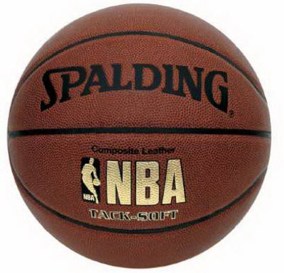 SPALDING SPORTS DIV RUSSELL 64-435 NBA BASKETBALL, FULL SIZE