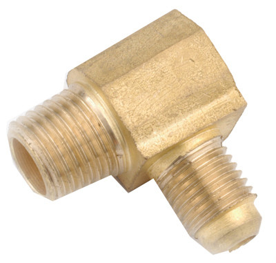 ANDERSON METAL CORP 714049-1008 BRASS FLARE ELBOW, LEAD-FREE, 5/8 X 1/2-