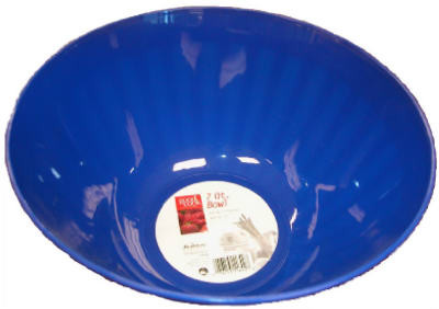 BRADSHAW INTERNATIONAL 11642 PLASTIC BOWL, ASSORTED COLORS, 7-QT.