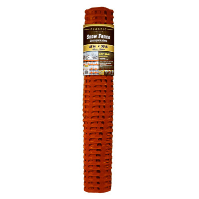 MAT - MIDWEST AIR TECHNOLOGY 889220A PVC SNOW SAFETY FENCE, 4 X 50-FT.
