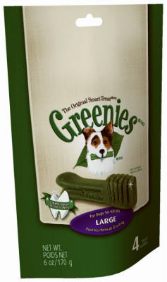 AMERICAN DISTRIBUTION & MFG CO 10294 DENTAL CHEW TREATS, 4-CT. LARGE