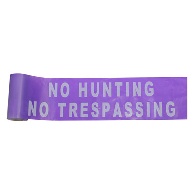 C.H. HANSON 15150 BARRICADE TAPE, "NO HUNTING, NO TRESPASS