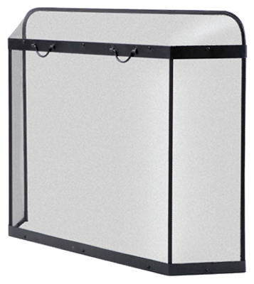 PANACEA 15113 FIREPLACE SPARK GUARD, STEEL, 31 X 39-IN