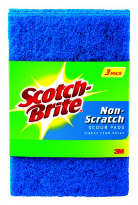 3M 623-10 MULTI-PURPOSE NO-SCRATCH SCOURING PAD, 3