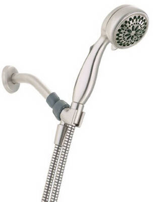 DELTA FAUCET COMPANY 75701CSN 7-SPRAY HANDHELD SHOWERHEAD, SATIN NICKE