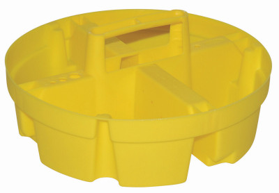 PULL R HOLDING CO LLC 15051 BUCKET STACKER, YELLOW PLASTIC, 5-GAL.