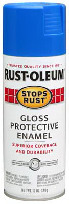 RUST-OLEUM 7724-830 STOPS RUST SPRAY ENAMEL, SAIL BLUE GLOSS