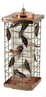 WOODLINK 23814 BIRD FEEDER, TUBE, SQUIRREL-RESISTANT, H