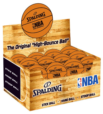 SPALDING SPORTS DIV RUSSELL 51161 HIGH-BOUNCE BALL, NBA ORANGE