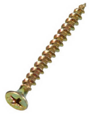 HILLMAN GROUP 40890 MULTI-USE SCREWS, FLAT PHILLIPS, GOLD, 2