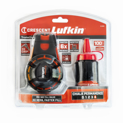 APEX TOOL GROUP CL100R 100' RED CHALK & REEL