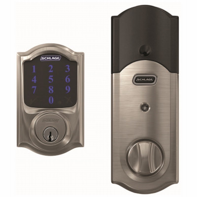 SCHLAGE BE469ZP V CAM 619 ENTRY CAMELOT TOUCHDEADBOLT SN