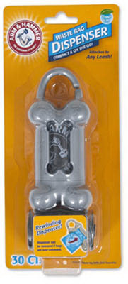 Petmate 71042 DOG WASTE BAGS WITH BONE SHAPED DISPENSE