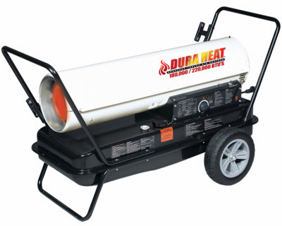 WORLD MARKETING DFA220CV KEROSENE FORCED-AIR HEATER, PORTABLE, 22