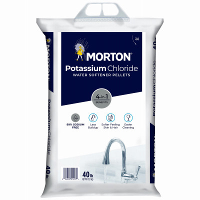 MORTON SALT F114980000G WATER SOFTENER SALT KCL 40LB