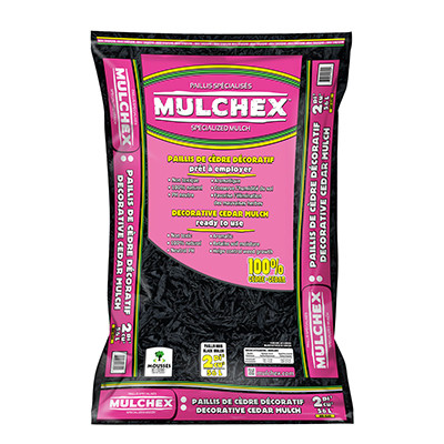 AMERISCAPE INC. 92300 CANADIAN PURE CEDAR MULCH, BLACK, 2 CU. 