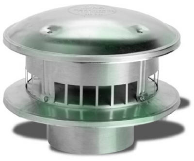 SELKIRK 105800 GAS VENT TOP, ROUND, TYPE B, 5-IN.