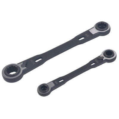 APEX TOOL GROUP DR81035AS DUAL BOX RATCHETING WRENCH SET, SAE, 2-P
