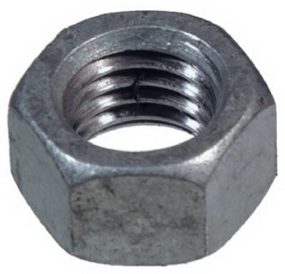 HILLMAN GROUP 180412 HEX NUTS,  HEAT-TREATED ZINC-PLATED STEE