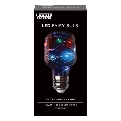 FEIT ELECTRIC FY/NP/RGB/LED LED FAIRY GLOBE LIGHT, MINI CYLINDER, MU