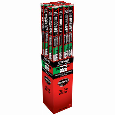 JACK 88261 PEPPERONI BEEF STICK, 1.5-OZ.