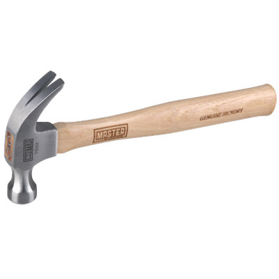 APEX TOOL GROUP 216628 CURVED CLAW HAMMER, HICKORY HANDLE, 16-O