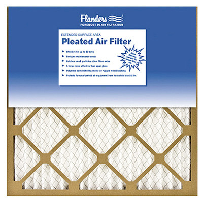 AAF/FLANDERS 81555.011625 PINCH-PLEATED FURNACE FILTER, 16X25X1-IN