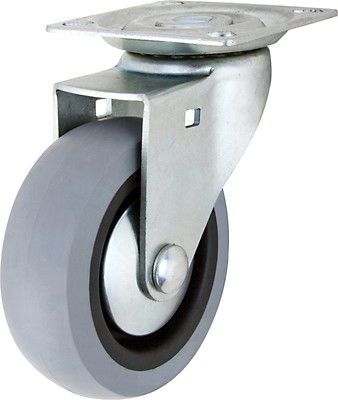 RICHELIEU HARDWARE F24786 TPR SWIVEL CASTER, 3-IN.