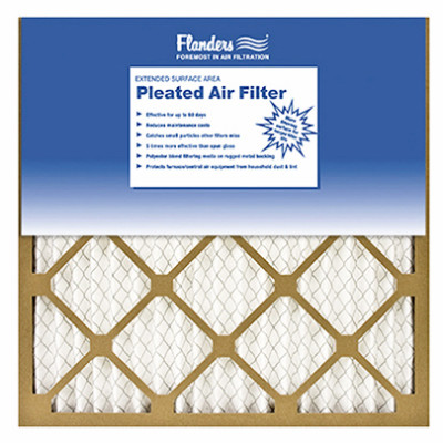AAF/FLANDERS 81555.011420 PINCH-PLEATED FURNACE FILTER, 14X20X1-IN