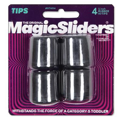 MAGIC SLIDERS 97484 MAGIC SLIDERS 1 IN. HI-TIP RUBBER FURNIT