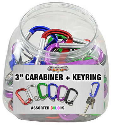 SHAWSHANK LEDZ 702105 3" CARAB/KEY RING DSP