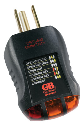 ECM INDUSTRIES LLC GRT-3500 RECEPTACLE TESTER