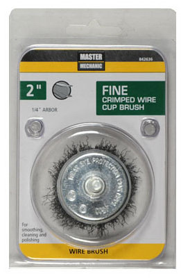 DISSTON COMPANY 842636 2-INCH FINE CRIMPED WIRE CUP BRUSH