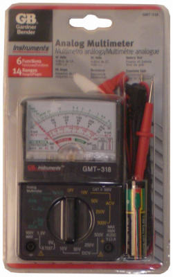 ECM INDUSTRIES LLC GMT-318 14-RANGE ANALOG METER