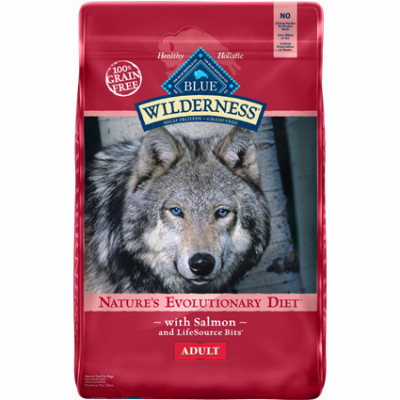 AMERICAN DISTRIBUTION & MFG CO 800257 WILDERNESS DOG FOOD, SALMON, 24-LBS.