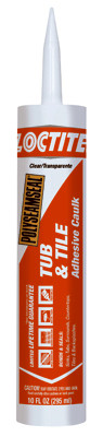 HENKEL CONSUMER ADHESIVES 2137997 POLYSEAMSEAL TUB & TILE CAULK, CLEAR, 10