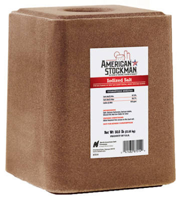 COMPASS 2274700 IODIZED BLOCK AG SALT 50-LBS.