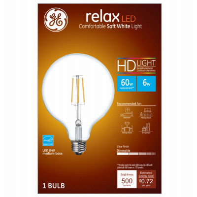 GENERAL ELECTRIC 93116239 93116239 RELAX HD SOFT WHITE