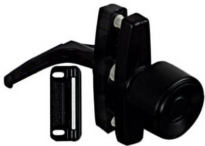NATIONAL MANUFACTURING SALES CO. N178-798 SCREEN & STORM DOOR KNOB LATCH, SATIN BL