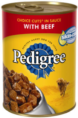 MARS PETCARE US INC 10141821 CHOICE CUTS CANNED DOG FOOD, BEEF, 13-OZ