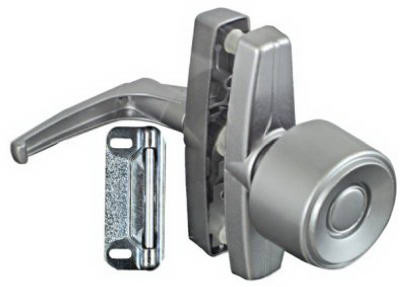 NATIONAL MANUFACTURING SALES CO. N178-814 SCREEN & STORM DOOR KNOB LATCH, ALUMINUM