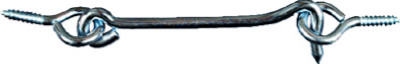 NATIONAL MANUFACTURING SALES CO. N122-358 ZINC GATE HOOK/ EYE, 6-IN.