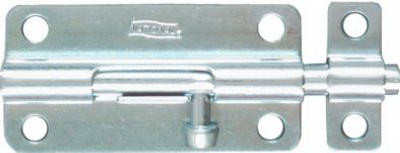 NATIONAL MANUFACTURING SALES CO. N151-654 DOOR BARREL BOLT, ZINC, 4-IN.