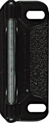 NATIONAL MANUFACTURING SALES CO. N162-057 SCREEN & STORM DOOR STRIKE PLATE, BLACK 