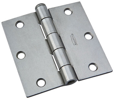 NATIONAL MANUFACTURING SALES CO. N139-873 PLAIN STEEL REMOVABLE-PIN BROAD HINGE, 3