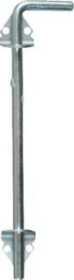 NATIONAL MANUFACTURING SALES CO. N152-058 ZINC CANE GATE BOLT, .5 X 12-IN.