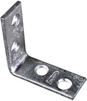 NATIONAL MANUFACTURING SALES CO. N208-736 GALVANIZED CORNER BRACE, 1.5 X 5/8-IN., 